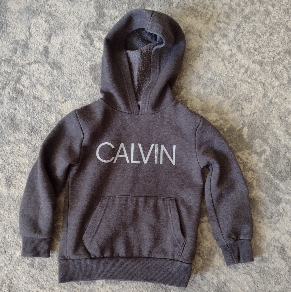 Boys Calvin Klein Hooded Sweatshirt Size 4T